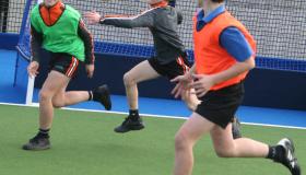 Pupils from Ballycastle & Coleraine schools enjoy the &lsquo;Different Ball, Same Goal&rsquo; sports programme