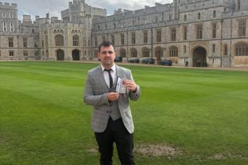 Michael Dunlop presented with MBE at Windsor Castle