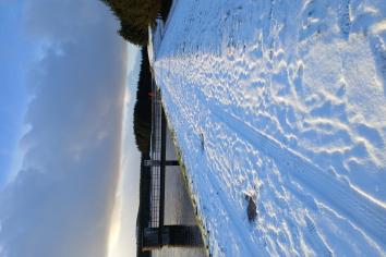 Reservoirs - staying safe on winter walks