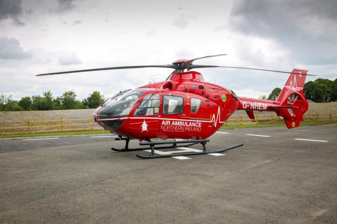 BREAKING NEWS - Air Ambulance called to Coleraine train station