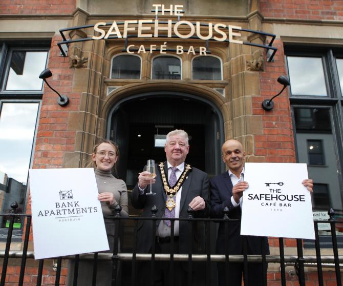 Hotel group  completes restoration of Portrush bank building