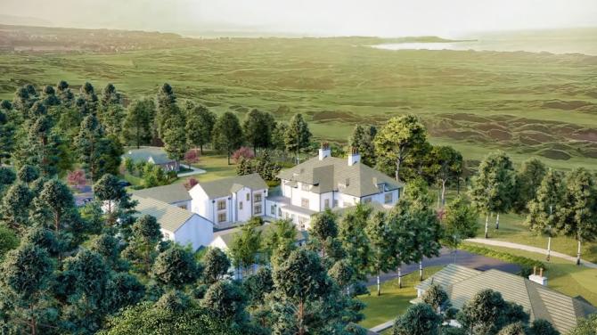 5-star Dunluce Lodge taking bookings ...but check your bank balance first!