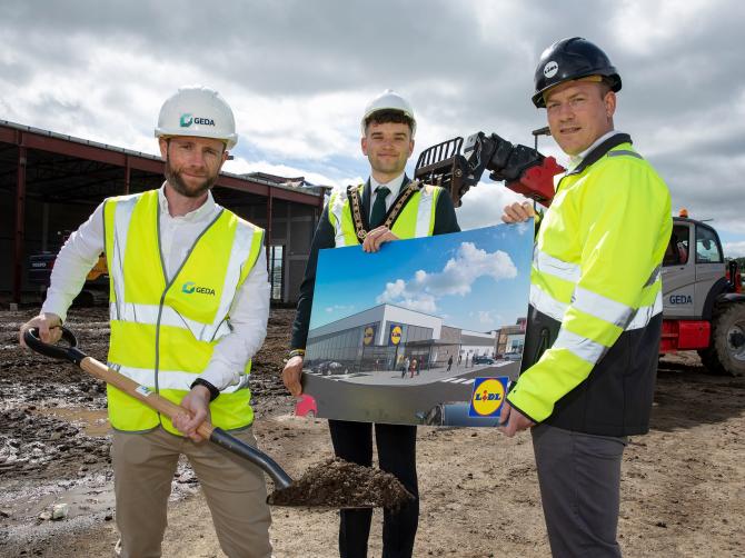 Work starts on Coleraine's new Lidl store