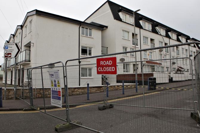 Portrush road still closed after storm damage