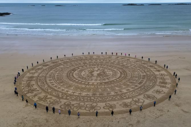 Forging friendships in the sand