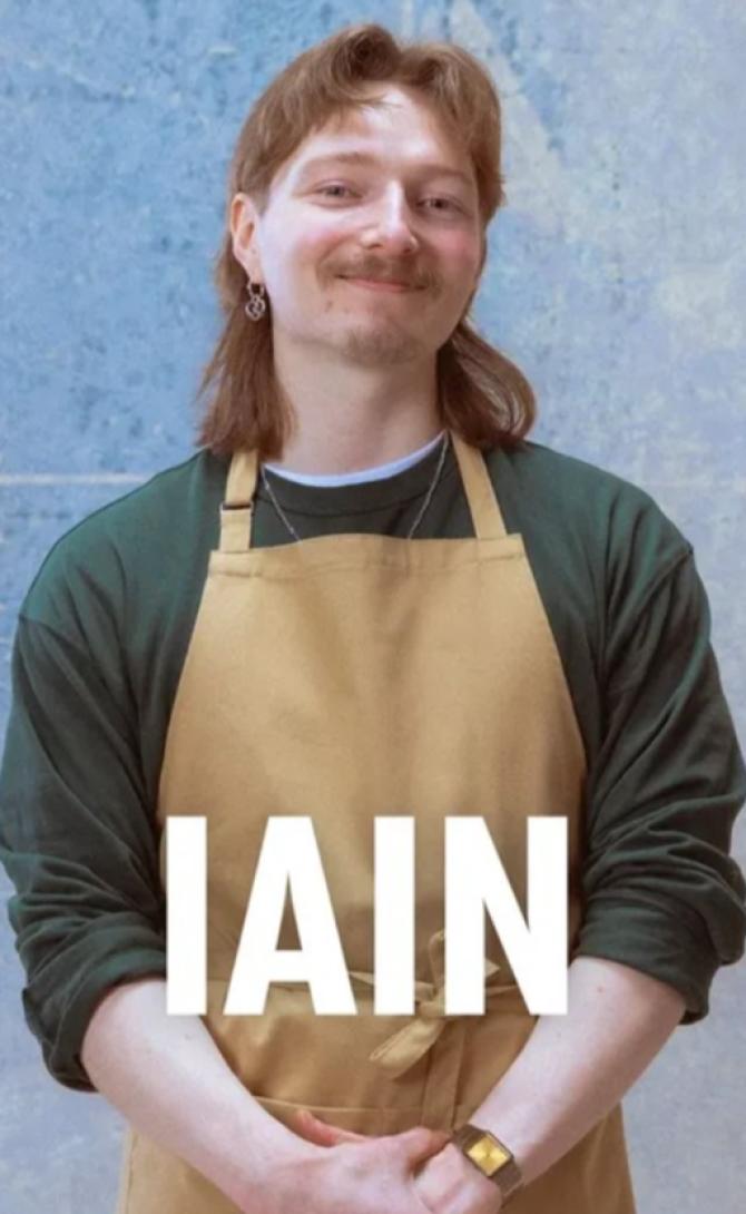 Close call for Coleraine's baker Iain Ross on The Great British Bake Off