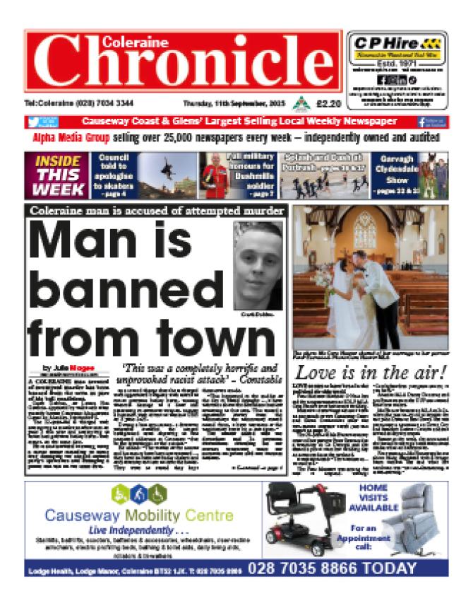 Your Chronicle in the shops now!
