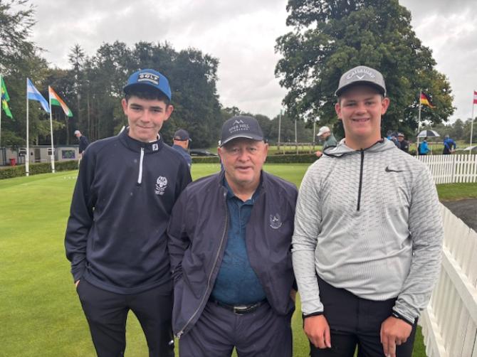 Portstewart Golf Club boys enjoy the Galgorm Legends experience