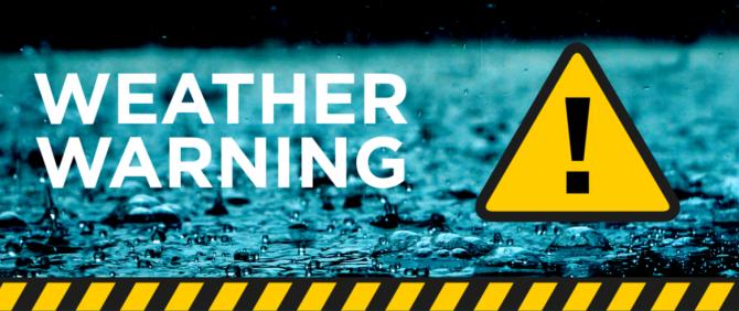 Further weather warnings 