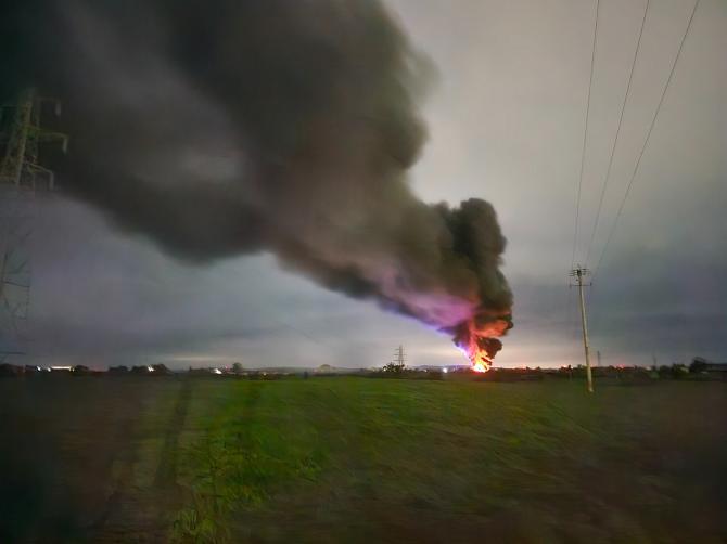 Over 50 firefighters attend Coleraine fire