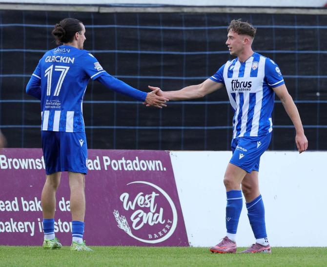 Niall Currie 'perfect man' for Portadown says Higgins