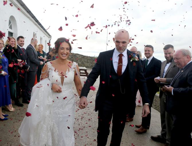 Councillor ties the knot at Ballintoy Orange Hall