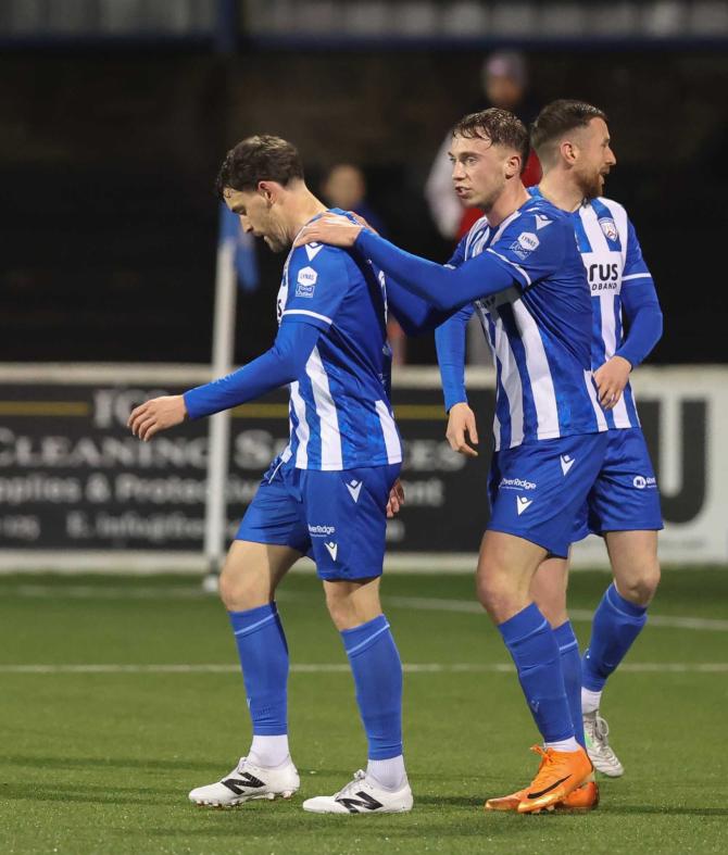Strong second showing earns Coleraine points against Carrick 