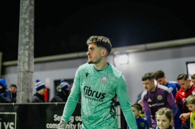 Goalkeeper Lewis Webb signs contract extension at Coleraine 