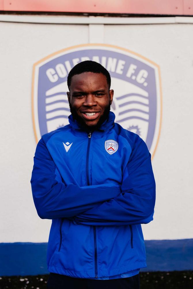 Akintunde strikes late on dramatic night at the Coleraine Showgrounds