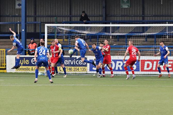 Limavady United vs Loughgall  at the Coleraine Showgrounds