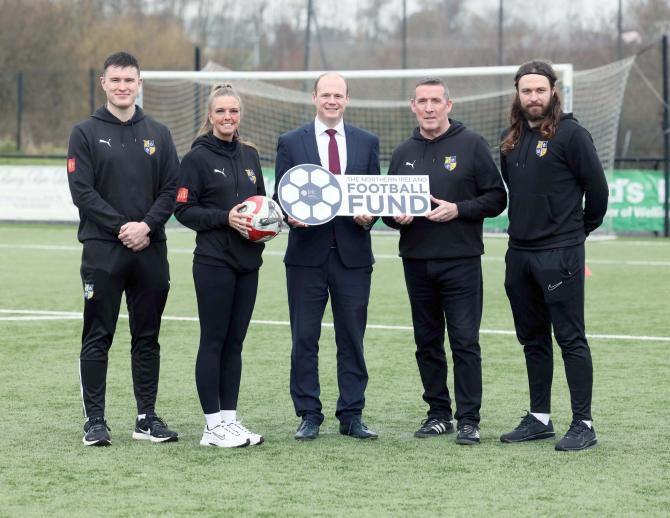 Lyons announces &pound;9million for grassroots football facilities