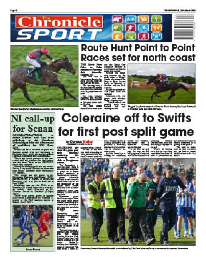 Packed sports section in this week's Chronicle 